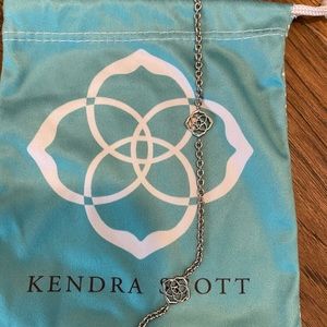 Kendra Scott Rue Long Strand Necklace in Silver